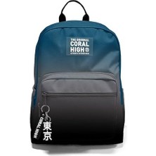 Dört Bölmeli Nefti Gri Ortaokul Çantası - Erkek Çocuk