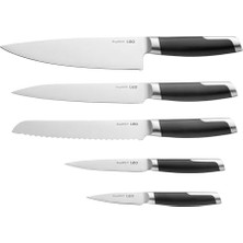 Leo 18/10 Çelik Bıçak Bloğu 6 Parça Seti