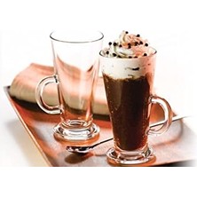 2 Adet Kulplu Bardağı Cam 290 ml