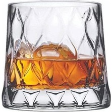 6lı Leafy Viski Bardağı 300 cc 420194 Şeffaf