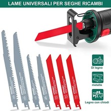 For Better Lıfe Saber Testere Bıçakları, 16 Adet Testere Bıçağı Metal, Ahşap ve Ahşap Için Çivili, Saklama Kutulu