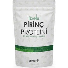 Fibrelle Pirinç Proteini Tozu 250gr  Yüksek Protein Oranı  %80 Protein