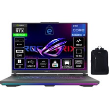 Asus Rog Strix G16 G614JVR-N3243 Intel I9 14900HX 24GB 2tb RTX4060 165 Hz Windows 11 Pro 16" Notebook