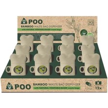 Poo Bamboo Dışkı Toplama Seti 15 Yaprak 12Lİ Set