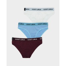 GOST LİRİA - Mood Kadın Slip  3 Lü Paket Çok Renkli