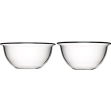 59614 Borcam Karıştırma ve Fırın Kasesi ve Borcam Yuvarlak Fırın Kase, 1900 Cc, 21.5 cm