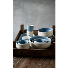 Studio Round Salata Kasesi Dia 25 cm Mat Beyaz/mat River