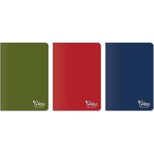 Colors Ofis Serisi, A4 60 Yaprak Çizgisiz Karton Kapaklı Defter 6'lı Paket Renkli