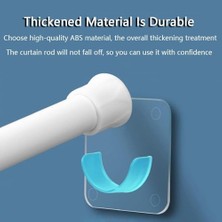 Banyo Duş Başlığı Tutucusu, Premium Kalite 4 Adet Yapışkanlı Askı, Kolay Kurulum Duş Perde Braketi, Yeniden Kullanılabilir Yapışkan Tabanlı, Tüm Duş Perdeleri ile Uyumlu