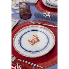 Porselen 18 Parça 6 Kişilik Ikram Seti Rope