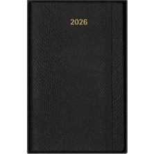 Özel Seri 12 Ay "prec Et Mamba" Haftalik Ajanda L Boy Yumuşak Kapak Siyah - Kutulu