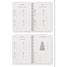 Le Düğün Planlayıcısı Altın Köşeli Ajanda Wedding