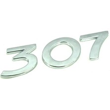 Peugeot 307 Arka Bagaj Kaputu Üzeri 307 Yazısı     8665C1