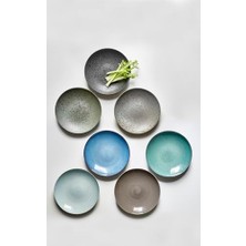 Seramik Iki Renkli Arka Kapak Siyah Düz Ø 40 cm