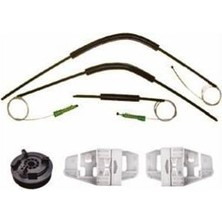 Peugeot 206 Için Sağ Ön Kapı Cam Kriko Tamir Seti