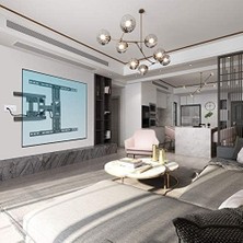 Nb P6 LCD LED OLED 40"–80" Uyumlu, Ultra Ince Tv Askı Aparatı Tuv Sertifikalı 2023 Versiyon