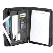 SX-03041 Deri Toplantı Çantası, Siyah