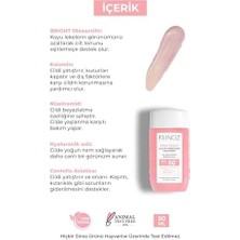 Sinoz Pink Touch Anında Ton Eşitleyici Onarıcı Nemlendirici Pembe Yüz Güneş Kremi SPF50