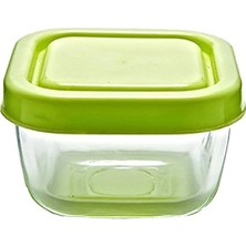 Snow Box Saklama Kabı 275 cc Plastik Gri Kapaklı - Dörtlü