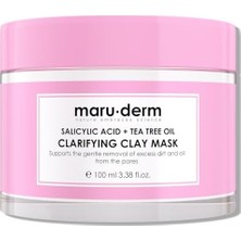 Maru.derm Salisilik Asit + Çay Ağacı Yağı Kil Maskesi 100 ml
