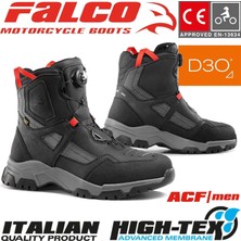 Falco Arrakıs Black Motosiklet Botu