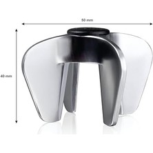 Şampanya Aksesuar Seti 3 Parça - Şampanya Soğutucu, Şampanya Kapağı ve Dökme Ağacı, Şampanya Açacağı