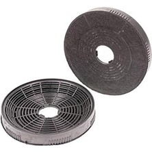 2li Davlumbaz Karbon Filtresi 16CM Çap, Silverline, Lanova, Esty, ile Uyumlu