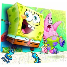 Puzzle 110 Parça 3 Boyutlu Puzzle Breakthrough Sponge Bob 2
