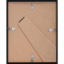 Americanflat 12 Parça 5x7 Galeri Duvar Resim Çerçevesi Seti Siyah Cilalı Camlı Yatay ve Dikey Biçimlerde Duvar ve Masa Üstü Için
