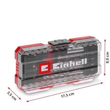 Orijinal S-Case 18-Parça Darbeye Dayanıklı Vidalama Uç Seti (25 Mm, 50 Mm, 60 mm Uç Tutucu, Lokma Anahtar, Metal Matkap Ucu, Saklama Kutusu Dahil) - 49108709