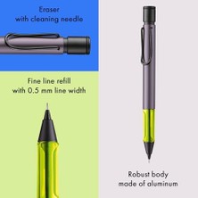 Versatıl Kalem Alumınyum 0.5 Aubergıne