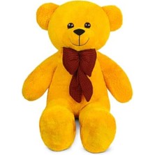 100 cm Dev Pelüş,papyonlu Ayı,peluş,yumuşak ve Sevimli Büyük Boy,sarılmalık Ayı,papyonlu Ayıcık,sevgiliye Hediye Ayıcık (Sarı)