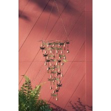 Ancient Graffiti Verdigris ve Bakır Parıltılı Çanlar Yusufçuklar