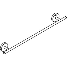 Start Cosmopolitan Uzun Havluluk, 522 Mm, Duş/banyo Aksesuarları, Krom, 41166000