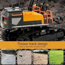 40MHZ Uzaktan Kumandalı Şarjlı LED Işıklı Rc Iş Makinesi Paletli Vinç