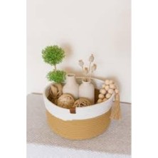 3’lü Yuvarlak Bambu Sepet Seti – Çıkarılabilir Pamuklu Astar, Çok Amaçlı Düzenleyici ve Dekoratif Saklama Sepeti