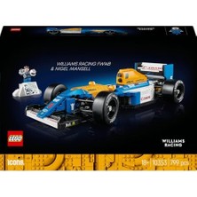 Icons Williams FW14B ve Nigel Mansell 10353 – Yetişkinler Için Sürücü Figürü, Kupa ve Sergileme Standı Içeren Model Yapım Seti – Kadınlar ve Erkekler Için Hediye Fikri (797 Parça)