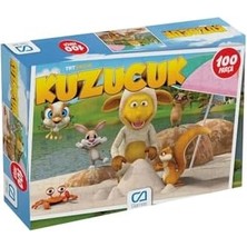 Kuzucuk Lisanslı 100 Parça 34X24CM Çocuk Puzzle Yapboz Serisi