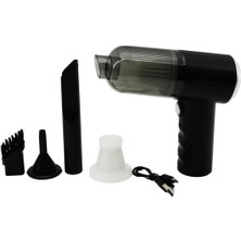 Araç Içi Süpürge USB Şarjlı Vakum Özelliği Üfleme Özelliği Bulunan Oto Araç Ev Mini Taşınabilir El Tipi Elektirik Süpürgesi