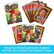 Aquarıus Willy Wonka Oyun Kartları - Willy Wonka En Sevdiğiniz Kart Oyunları Için Temalı Kart Destesi - Resmi Lisanslı Willy Wonka Ürünleri ve Ürünleri