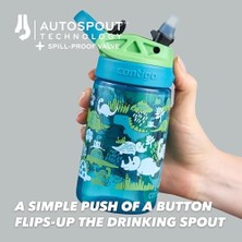 Gizmo Flip Dragon Çelik Çocuk Suluğu 380 Ml, Mavi