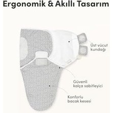 Pamuk 3'lü Bebek Kundak ve Uyku Tulumu - Ergonomik Yenidoğan ve Bebek Kundak, 3-6 Ay