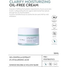 Anyong Sakinleştirici ve Nemlendirici Yağ Içermeyen Krem 50 ml (Centella Özü & Hyalüronik Asit)-Yağlı Cilt