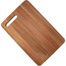 Akasya Kesme Tahtası Antibakteriel Yıkanabilir Doğrama Tahtası Dikdörtgen 34X22CM | Antibakteriyel ve Yıkanabilir Akasya Kesme Tahtası - Hijyenik ve Dayanıklı Doğrama Işleriniz Için Ideal