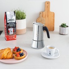 - Venus: 4 Cups Ocak Üstü Espresso Pişirici - 170ML - Gümüş Renk - Paslanmaz Çelik Gövde - Patentli Güvenlik Valfi - Tüm Ocak Türleri Için Uygundur (Indüksiyon Dahil)