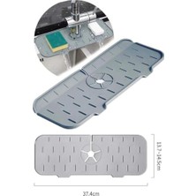 Life Su Tutucu Silikon Gri Musluk Matı MIT1033