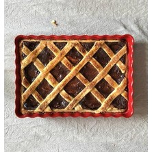 Emile Henry Fırın Kabı Dikdörtgen 24 x 33 cm Kırmızı/burgundy