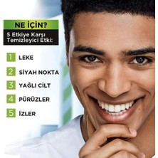 L'oréal Parıs Men Expert Pure Charcoal Cilt Problemlerine Karşı Savaşan Yüz Yıkama Jeli 100 ml