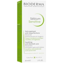 Bioderma Sebium Sensitive Karma, Yağlı ve Akne Eğilimli Ciltler Için Yatıştırıcı ve Nemlendirici Bakım Kremi 30 ml