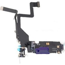 Genos iPhone 14 Pro Max Uyumlu Filmli Şarj Soketi (Derin Mor) (SN810074)